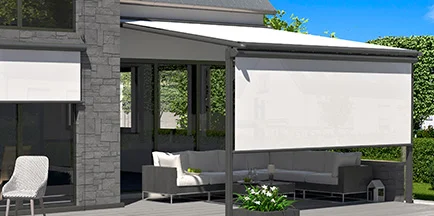top and front awning top and front awning